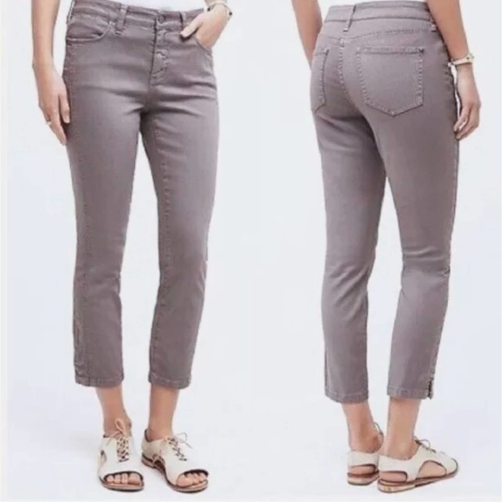 Anthropologie Pilcro Low Rise Straight Grey Wash Jeans US Women's Size 28